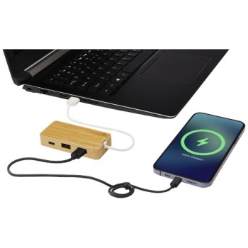 Hub USB in bambù Tapas