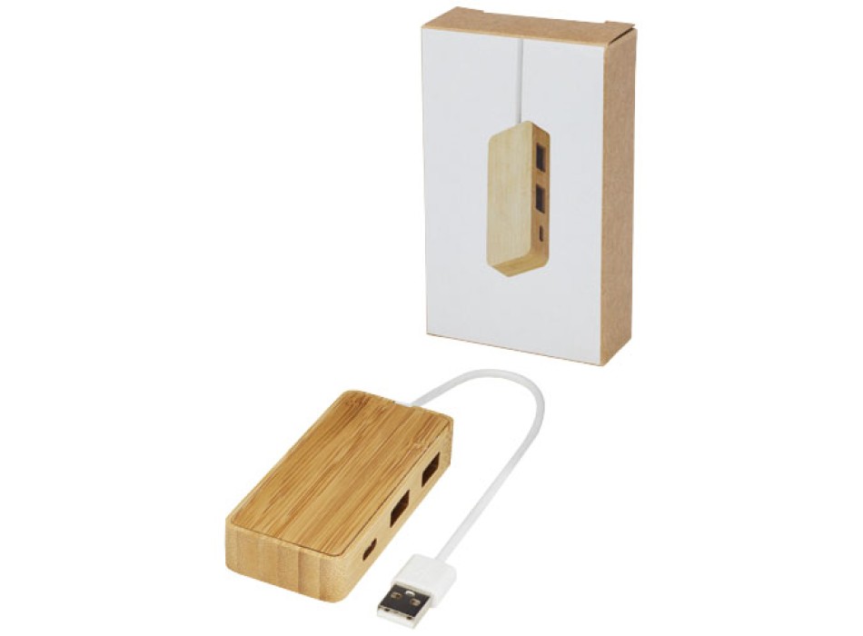 Hub USB in bambù Tapas