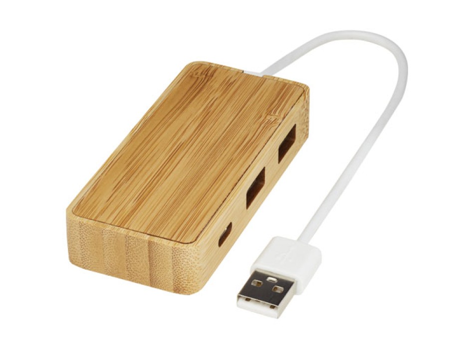 Hub USB in bambù Tapas