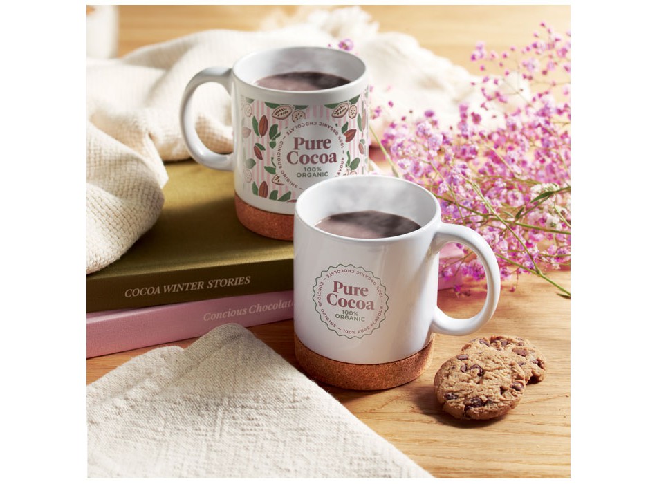 KAROO - Tazza in ceramica e sughero