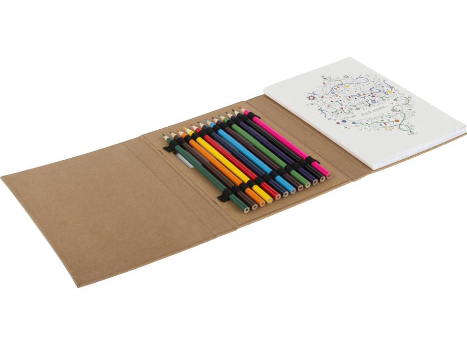 Kit da colorare in cartone Kora