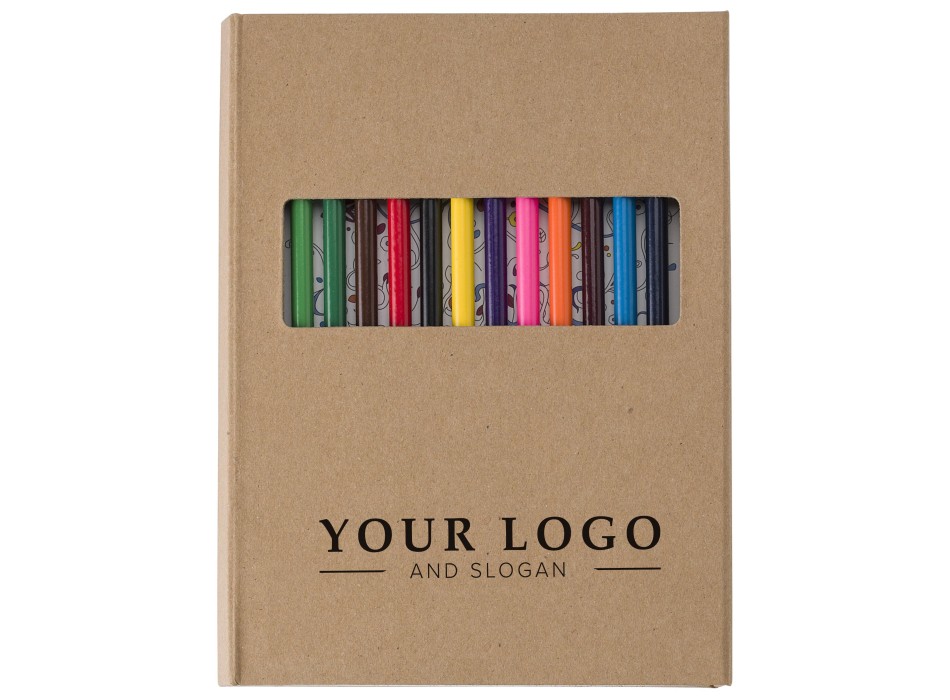 Kit da colorare in cartone Kora