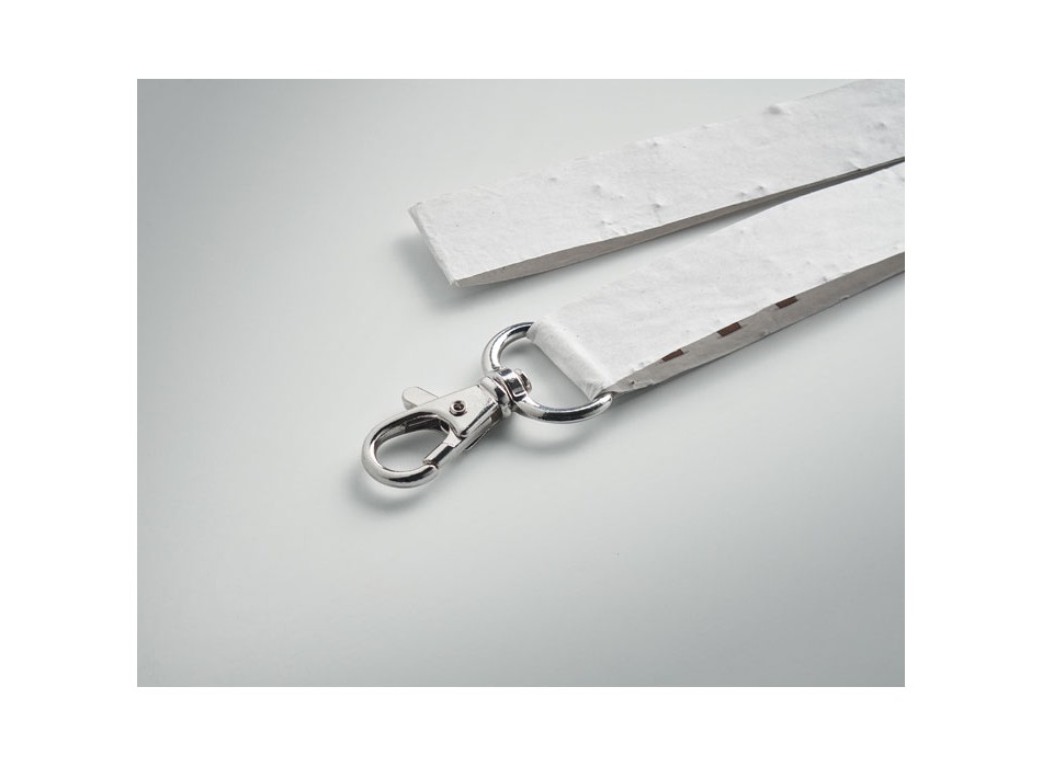 LANSEE - Lanyard in carta, con gancio