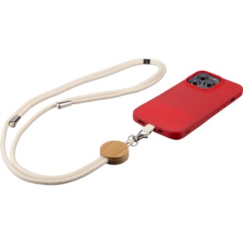 Lanyard per telefono in cotone Lucia