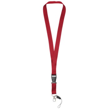 Lanyard porta cellulare Sagan con fibbia rimovibile