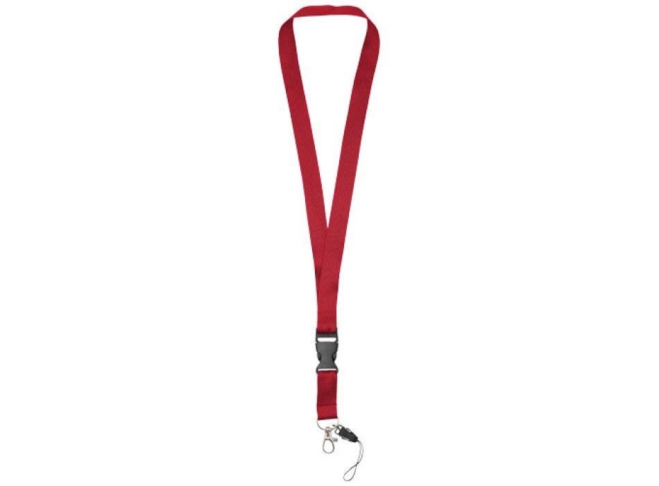 Lanyard porta cellulare Sagan con fibbia rimovibile