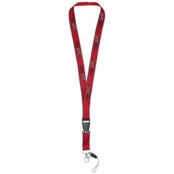 Lanyard porta cellulare Sagan con fibbia rimovibile