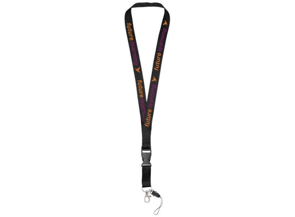 Lanyard porta cellulare Sagan con fibbia rimovibile