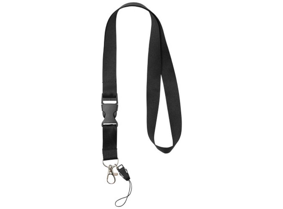 Lanyard porta cellulare Sagan con fibbia rimovibile