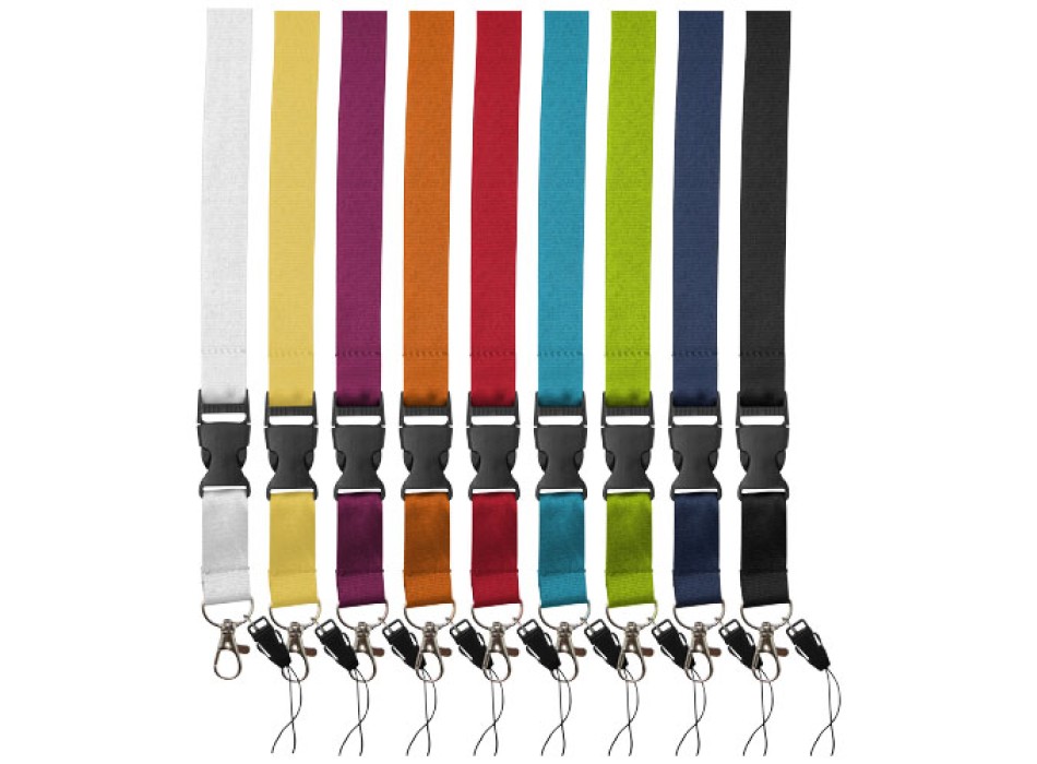Lanyard porta cellulare Sagan con fibbia rimovibile