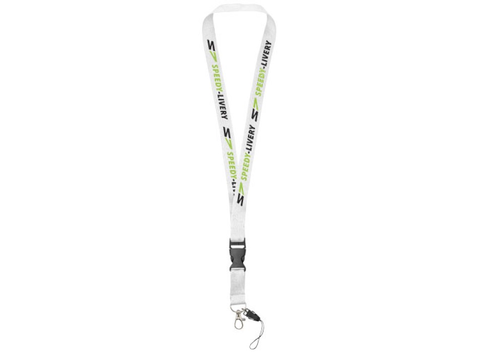 Lanyard porta cellulare Sagan con fibbia rimovibile