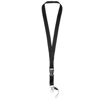 Lanyard porta cellulare Sagan con fibbia rimovibile