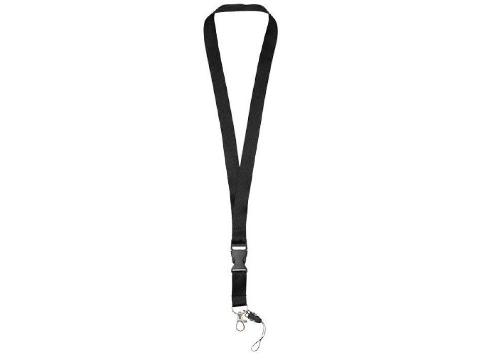 Lanyard porta cellulare Sagan con fibbia rimovibile