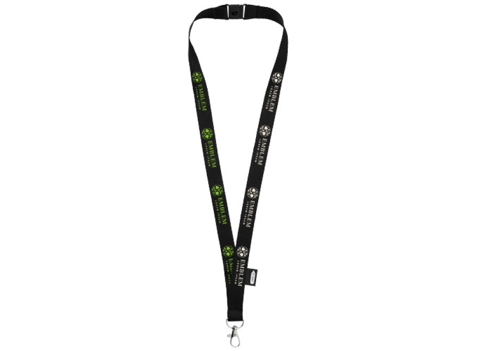 Lanyard Tom in PET riciclato con sgancio di sicurezza