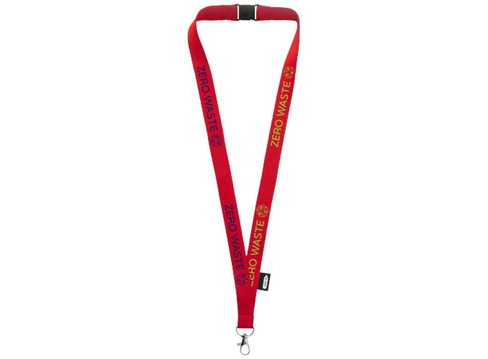 Lanyard Tom in PET riciclato con sgancio di sicurezza