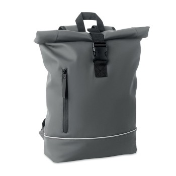 LAPTOSA - Zaino in PU rolltop per laptop