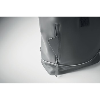 LAPTOSA - Zaino in PU rolltop per laptop
