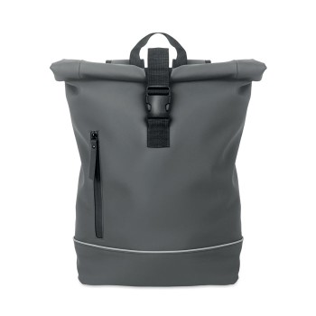 LAPTOSA - Zaino in PU rolltop per laptop