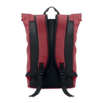 LAPTOSA - Zaino in PU rolltop per laptop
