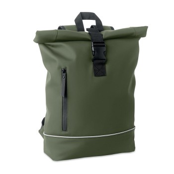 LAPTOSA - Zaino in PU rolltop per laptop