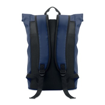 LAPTOSA - Zaino in PU rolltop per laptop