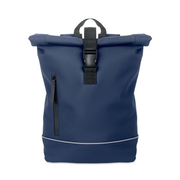 LAPTOSA - Zaino in PU rolltop per laptop
