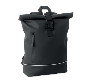 LAPTOSA - Zaino in PU rolltop per laptop