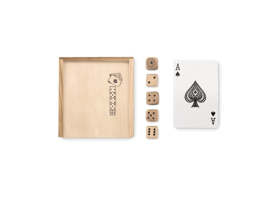 LAS VEGAS - Set gioco carte e dadi