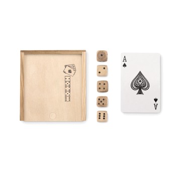 LAS VEGAS - Set gioco carte e dadi