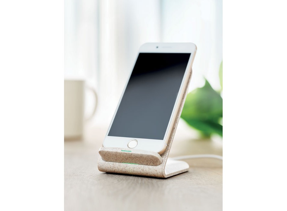 LAYABACK - Caricatore wireless in paglia