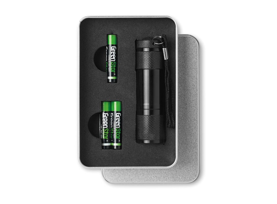 LED PLUS - Torcia LED confezione latta