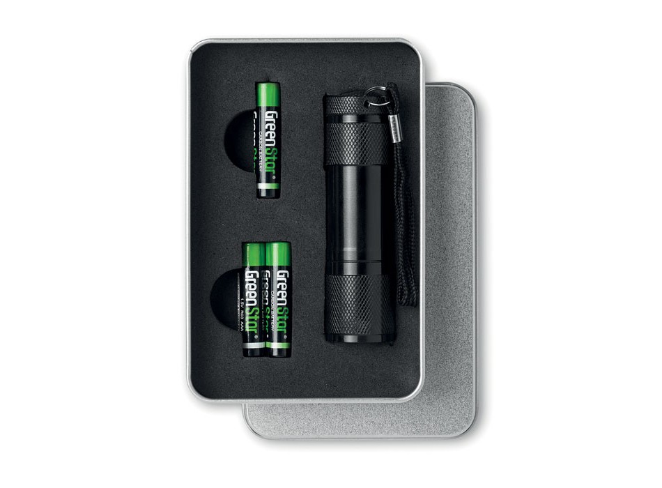 LED PLUS - Torcia LED confezione latta