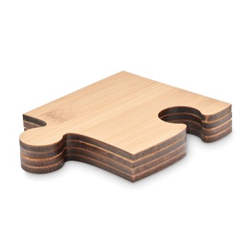 LEPY - Set di 4 sottobicchieri puzzle