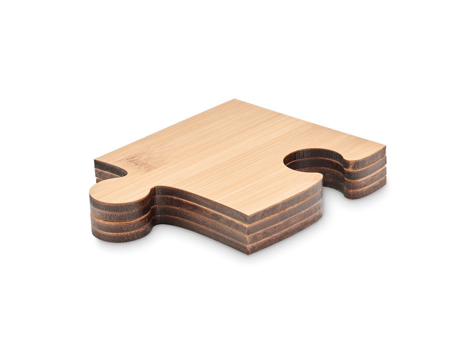 LEPY - Set di 4 sottobicchieri puzzle