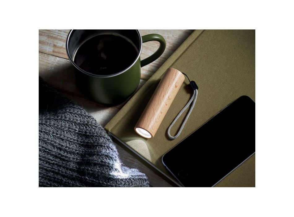 LITE - Torcia ricaricabile in legno
