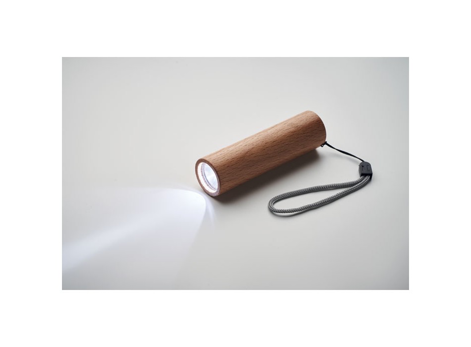 LITE - Torcia ricaricabile in legno