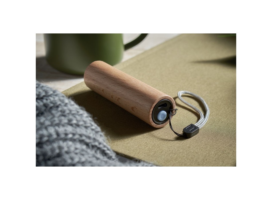 LITE - Torcia ricaricabile in legno