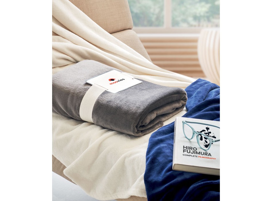 LOGAN - Coperta in pile RPET 280gr/m²
