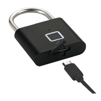 Lucchetto smart con apertura tramite impronta digitale SCX.design T11