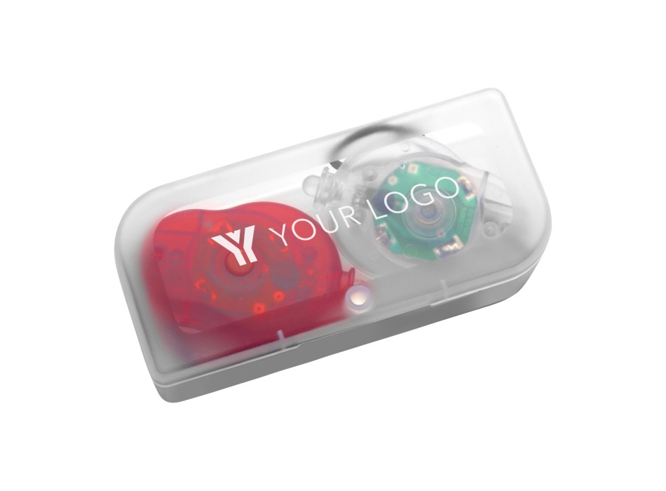 Luce di sicurezza da bicicletta, in ABS Amira