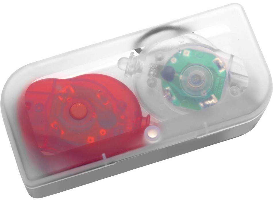 Luce di sicurezza da bicicletta, in ABS Amira