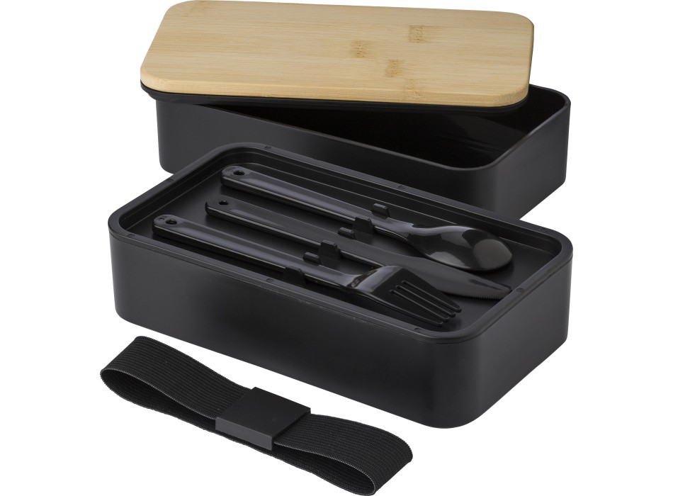 Lunch Box con doppio scomparto in PP Maxton
