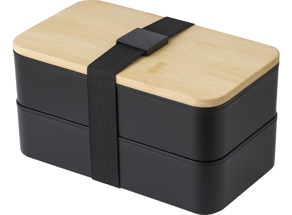 Lunch Box con doppio scomparto in PP Maxton