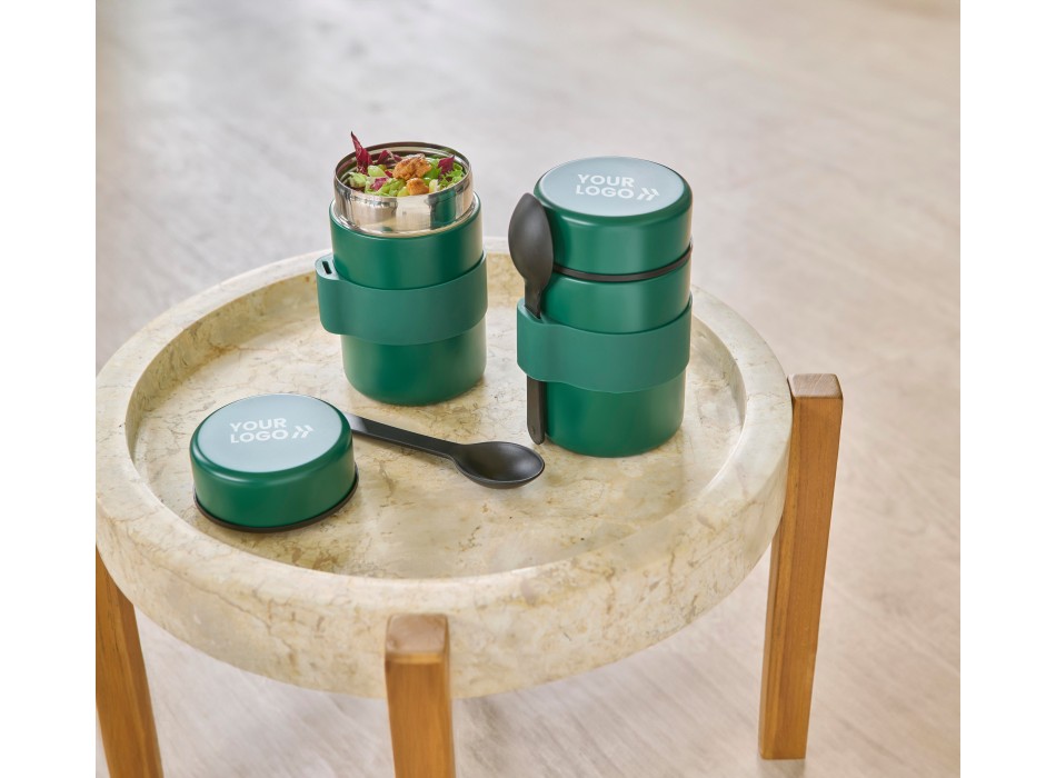 Lunch Box termico in acciaio inox a doppia parete Niko