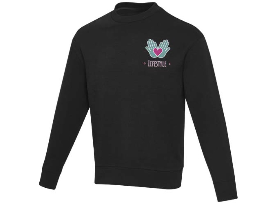 Maglione a girocollo in tessuto riciclato unisex Jet Aware™