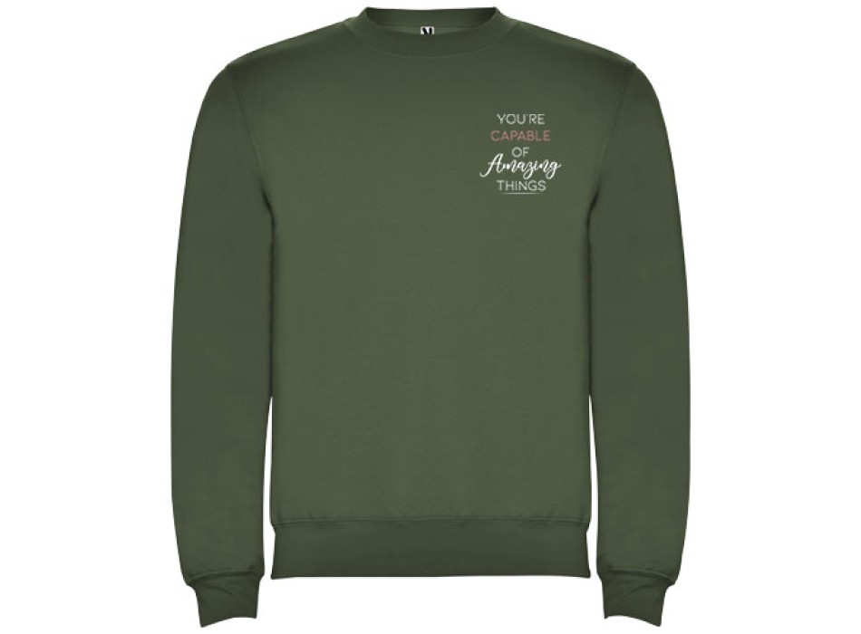 Maglione a girocollo unisex da 280 g/m² Clasica