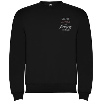 Maglione a girocollo unisex da 280 g/m² Clasica