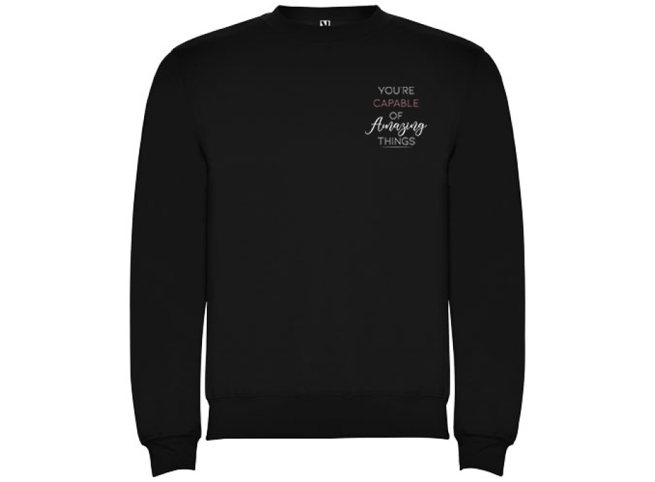 Maglione a girocollo unisex da 280 g/m² Clasica