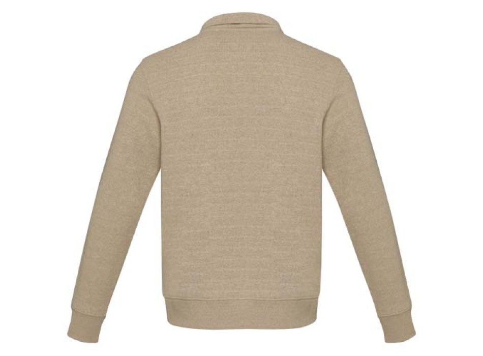 Maglione con cerniera a un quarto in tessuto riciclato unisex Aware™ Tin 