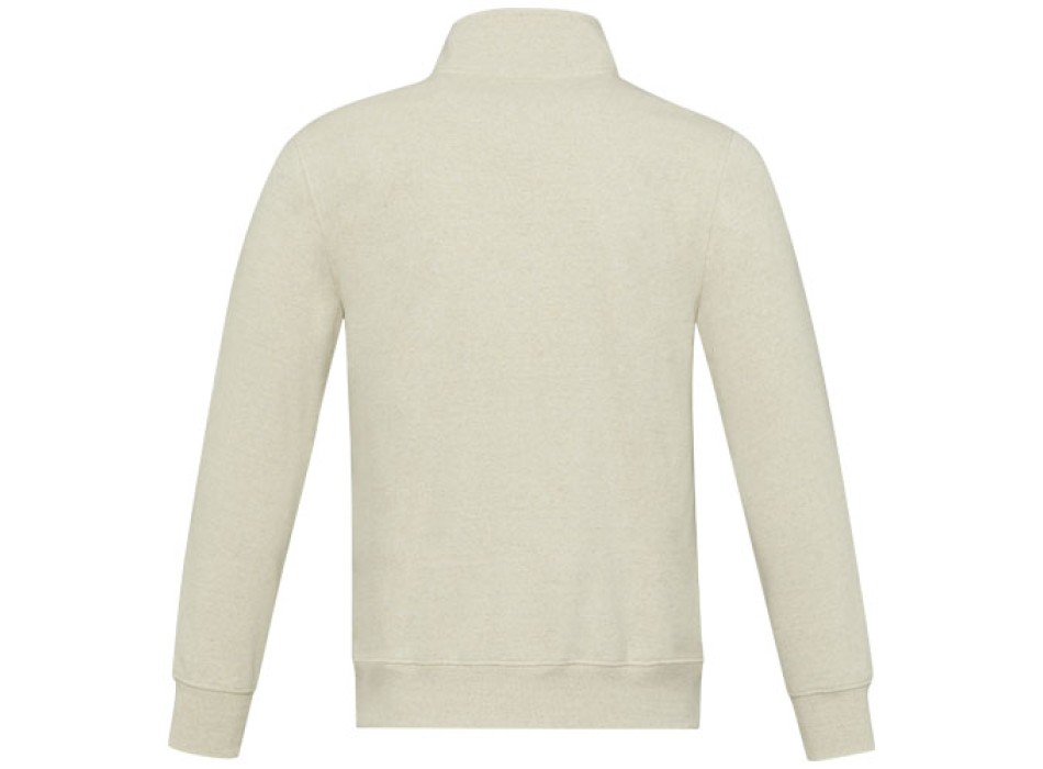 Maglione unisex in tessuto riciclato a cerniera intera Galena Aware™